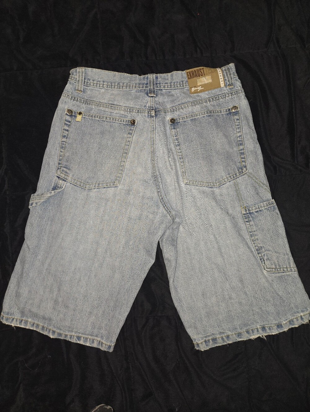 EXHAUST Wide Leg Carpenter Jorts